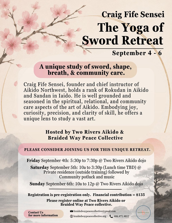 The Yoga of Sword Retreat with Craig Fife Sensei
